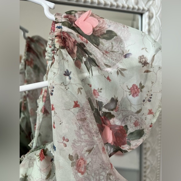 Runaway Oriana Dress in Mint Floral - Picture 5 of 5